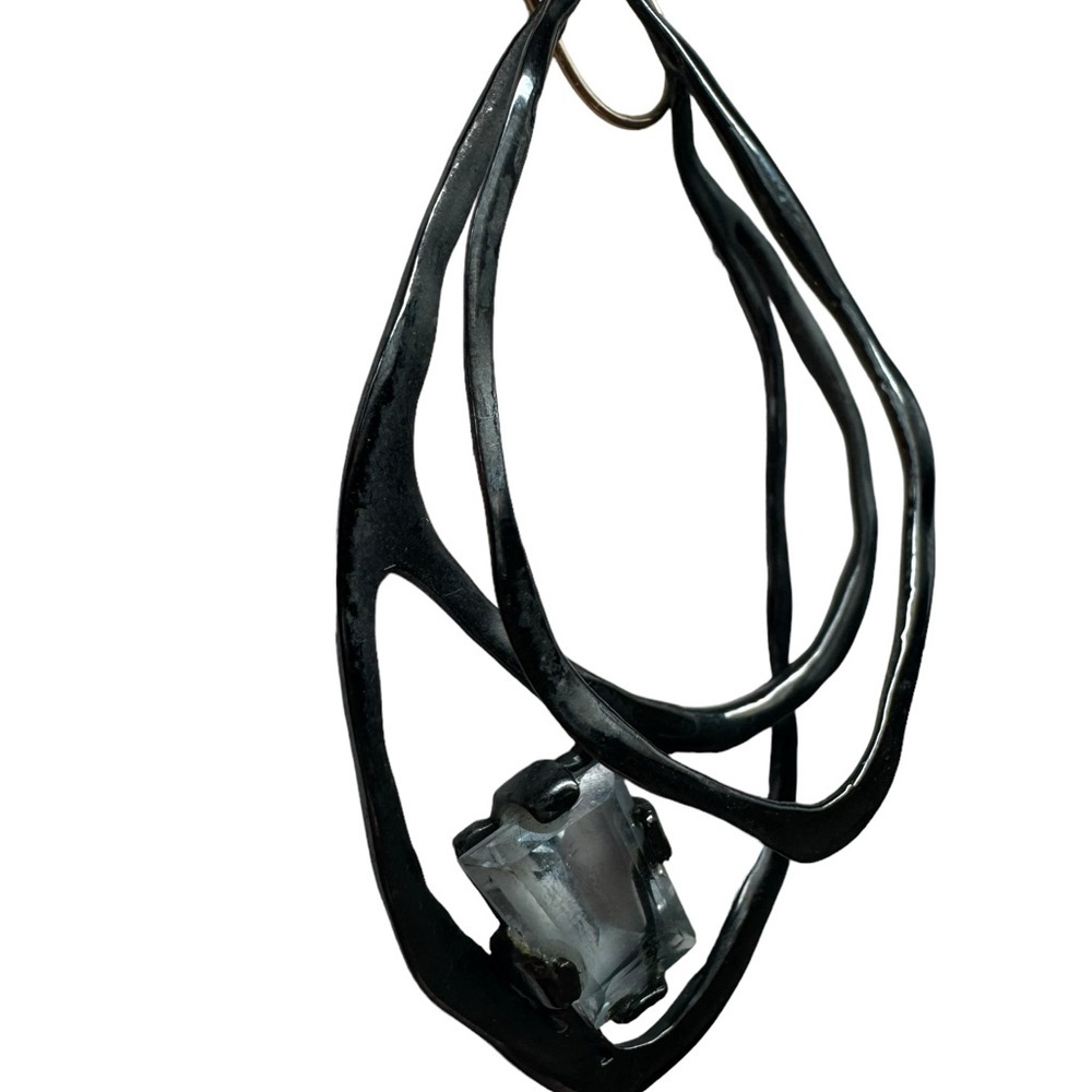 Alexis Bittar Miss Havisham Crystal Interlace Drop Earrings - Picture 3 of 16